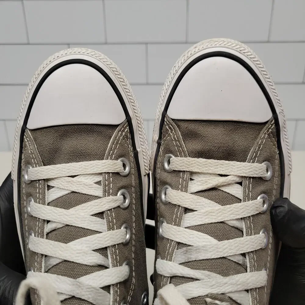 Converse Chuck Taylor All Star High Top Gray Canvas Sneakers Mens 7.5 Womens 9.5